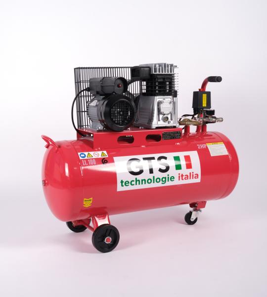 Compresseur d'air 200L Courroie 3 HP Monophasé - GTS